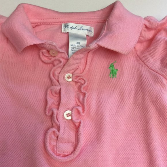 Ralph Lauren Baby Girl's 2-Piece Polo Dress - Picture 8 of 10